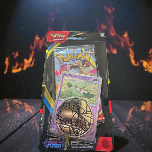 Pokémon TCG: Mega Evolution Phantasmal Flames Cottonee Blister Pack - Brand New